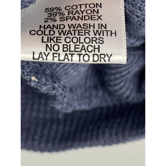 Gibson Look In Denim Raglan Hoodie Size Small - Picture 4 of 8